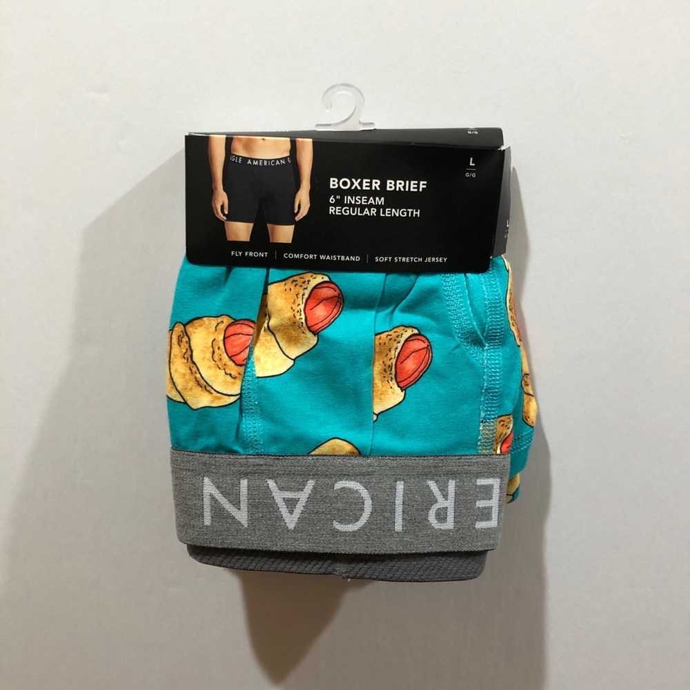 American Eagle Boxer Brief, Pigs In A Blanket, Various Sizes